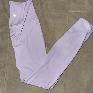 BRAND: lululemon SIZE: 6 / 28” length COLOR: light purple